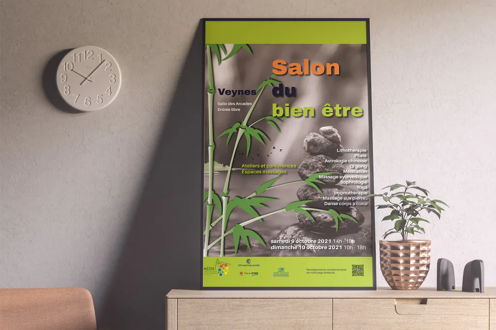 Affiche du salon du bien-être de Veynes