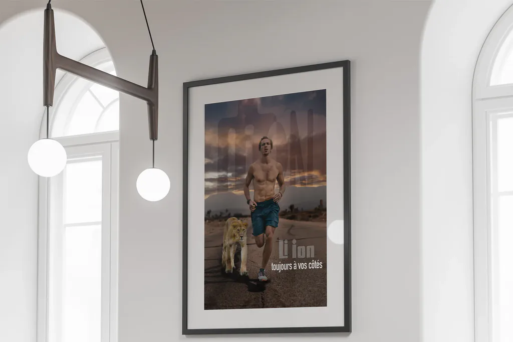 Affiche encadrée de la série Li-ion
